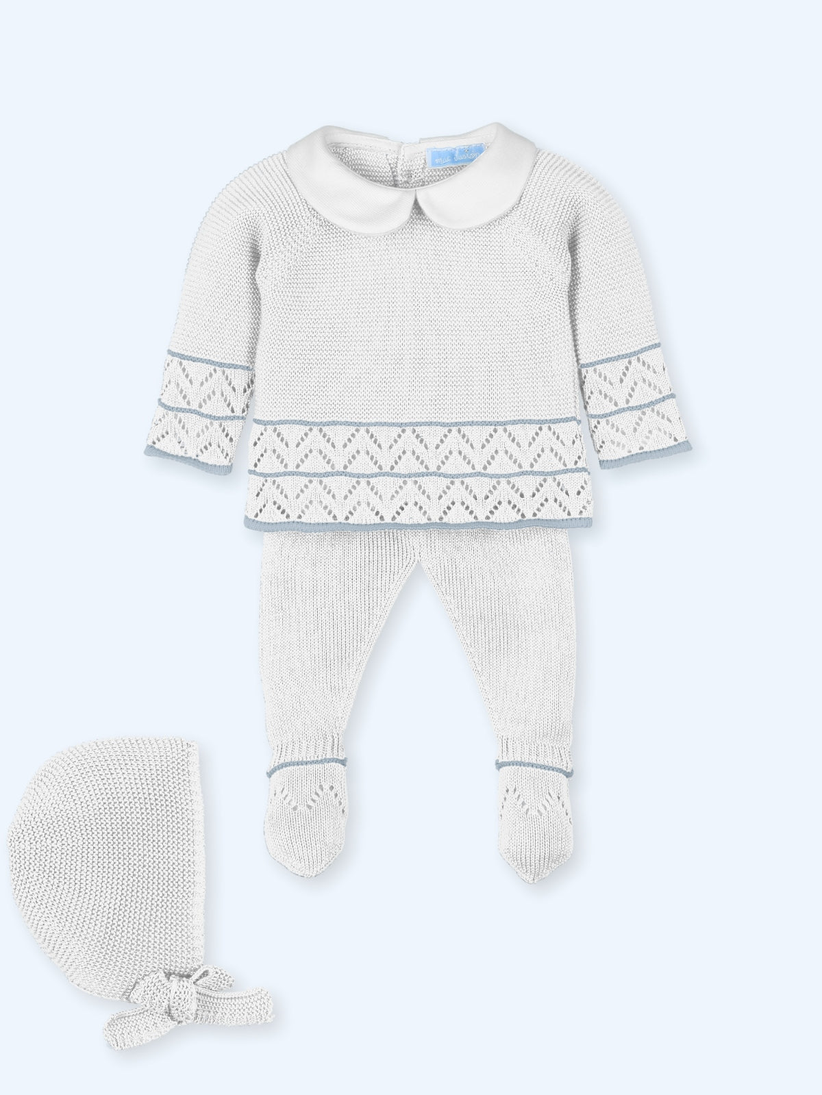 Knit Set 'Barquitos' White