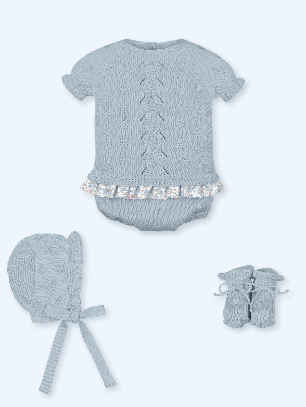 Bloomer Set 'Viviana' Blue