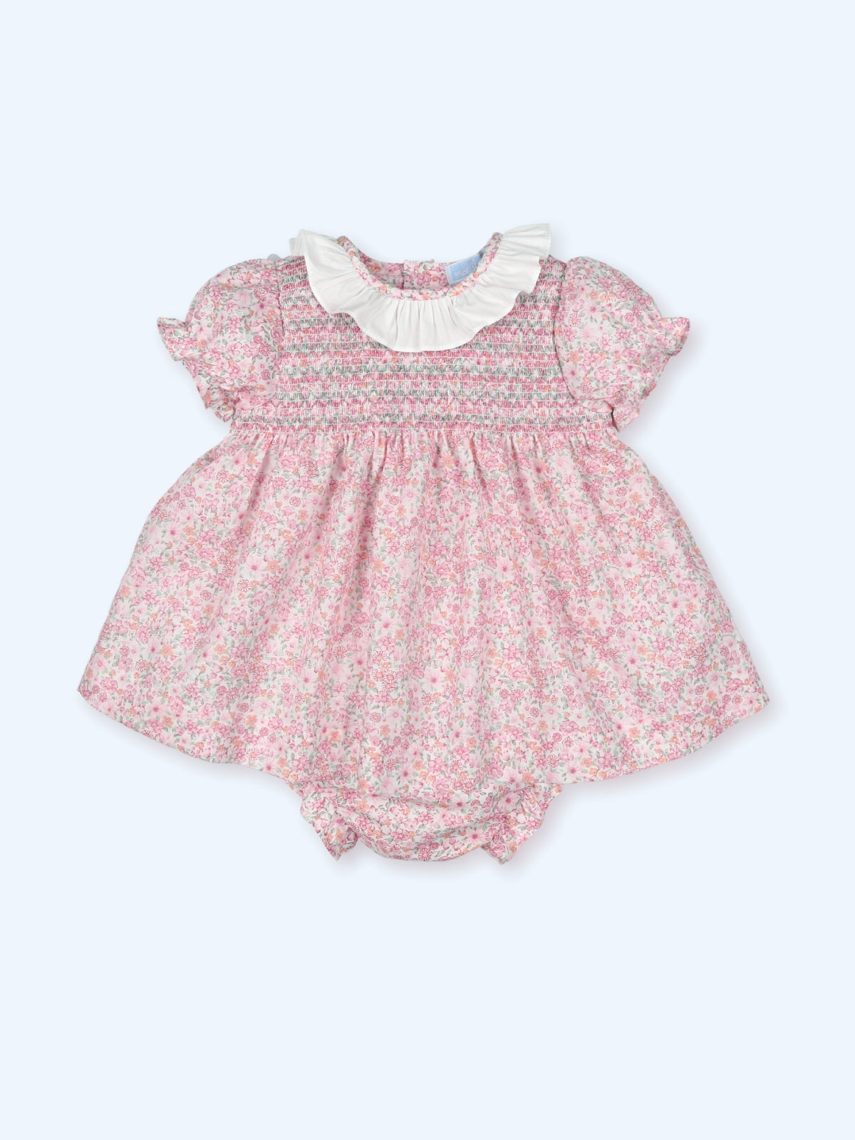 Smock Bloomer Set 'Viviana' Pink