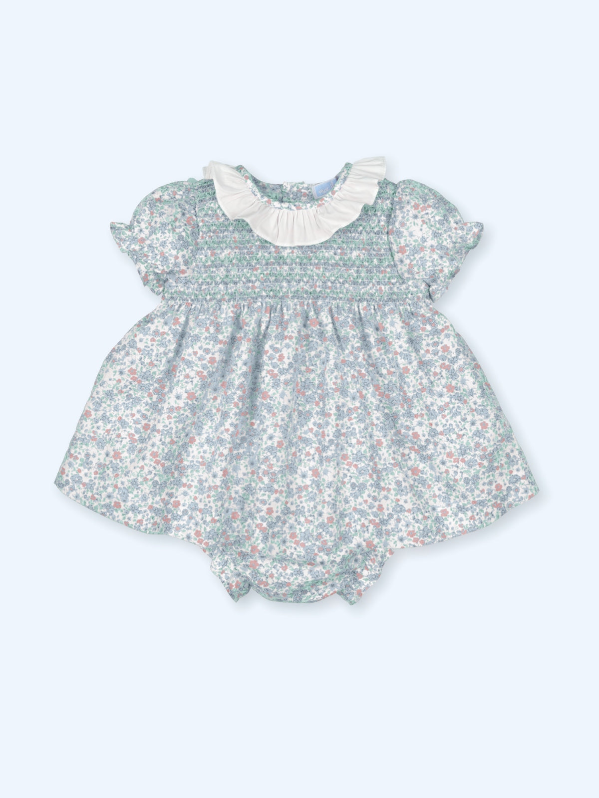 Smock Bloomer Set 'Viviana' Blue