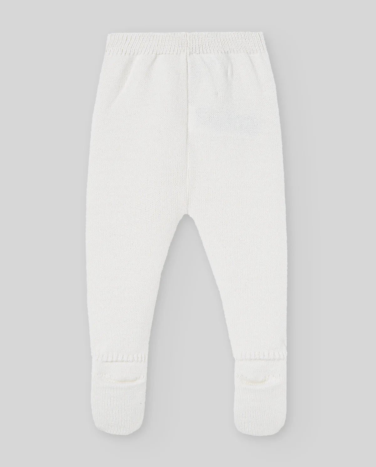 White pants on a light gray background