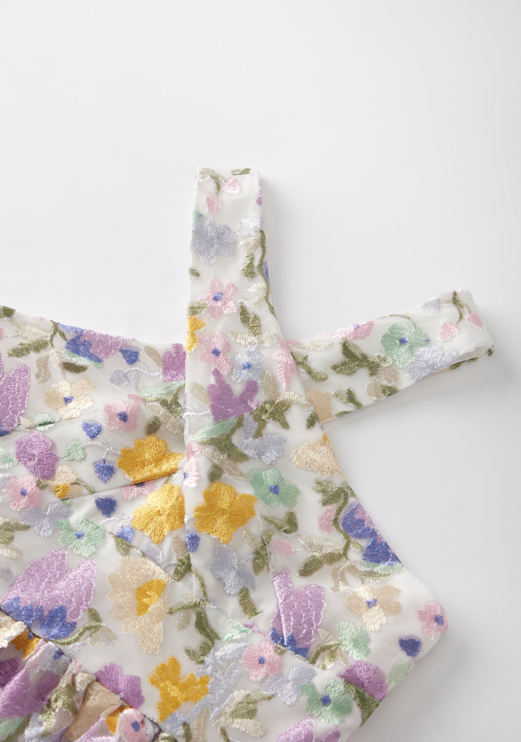 Dress Dahlia Double Embroidered