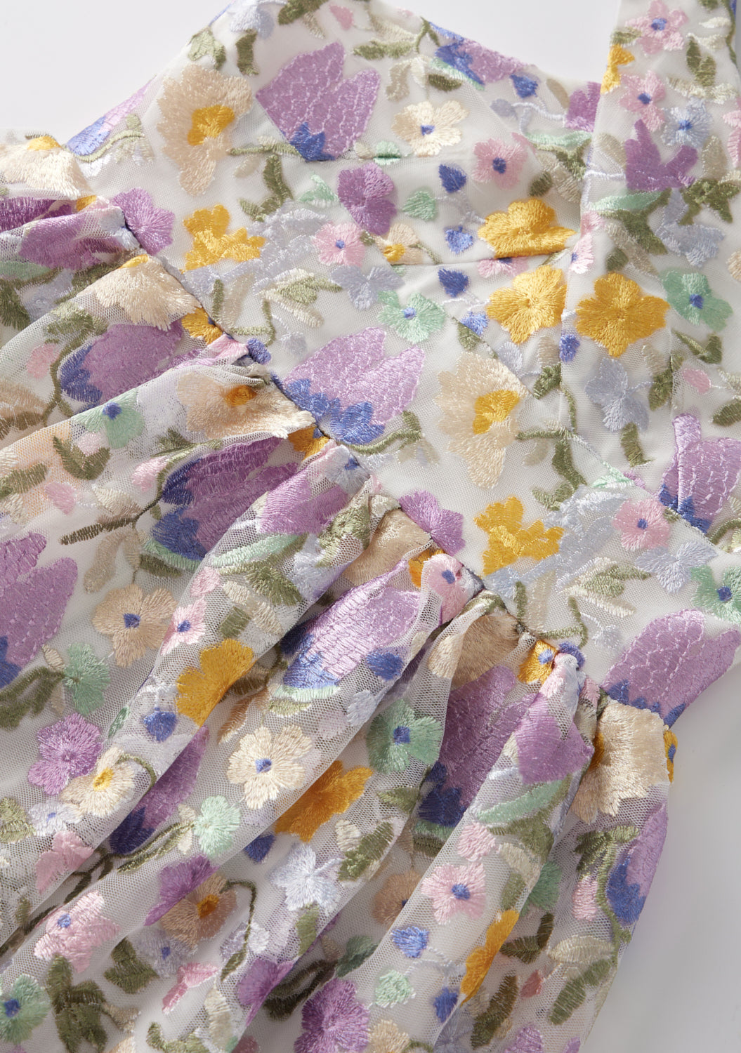 Dress Dahlia Double Embroidered