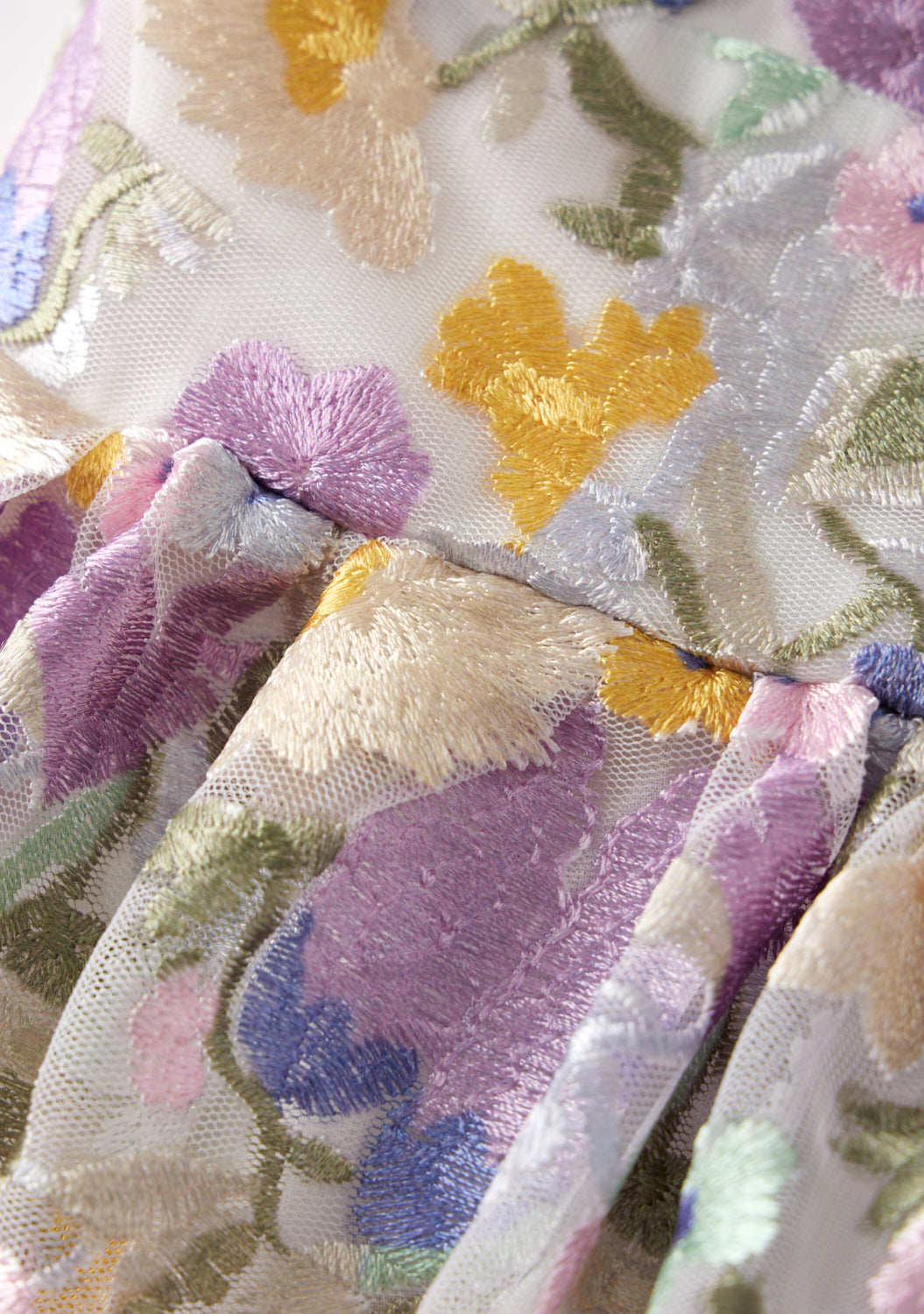 Dress Dahlia Double Embroidered