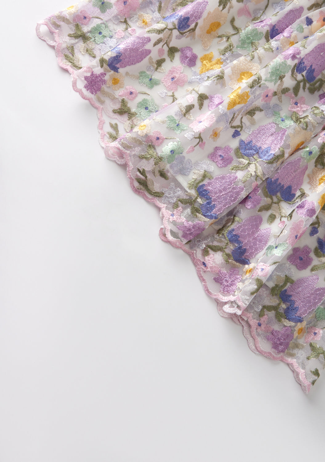 Dress Dahlia Double Embroidered