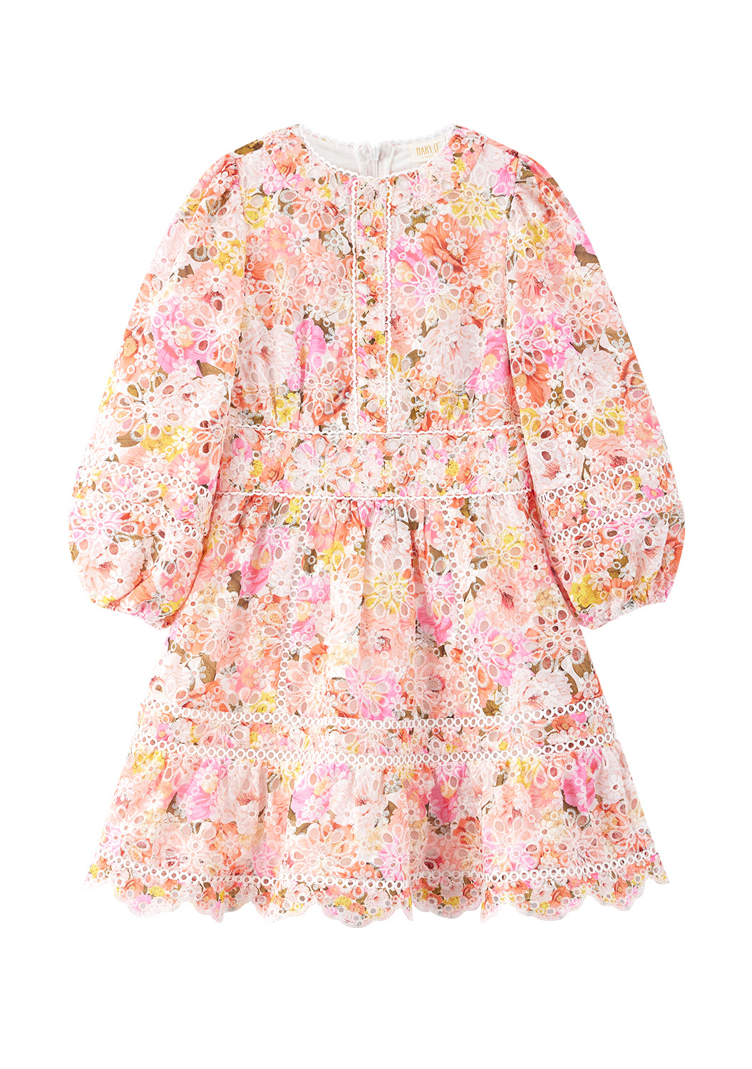 Dress Blossom Embroidered