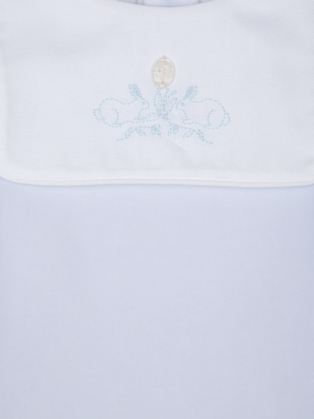 Lapins Blue Set with Embroidered Bib
