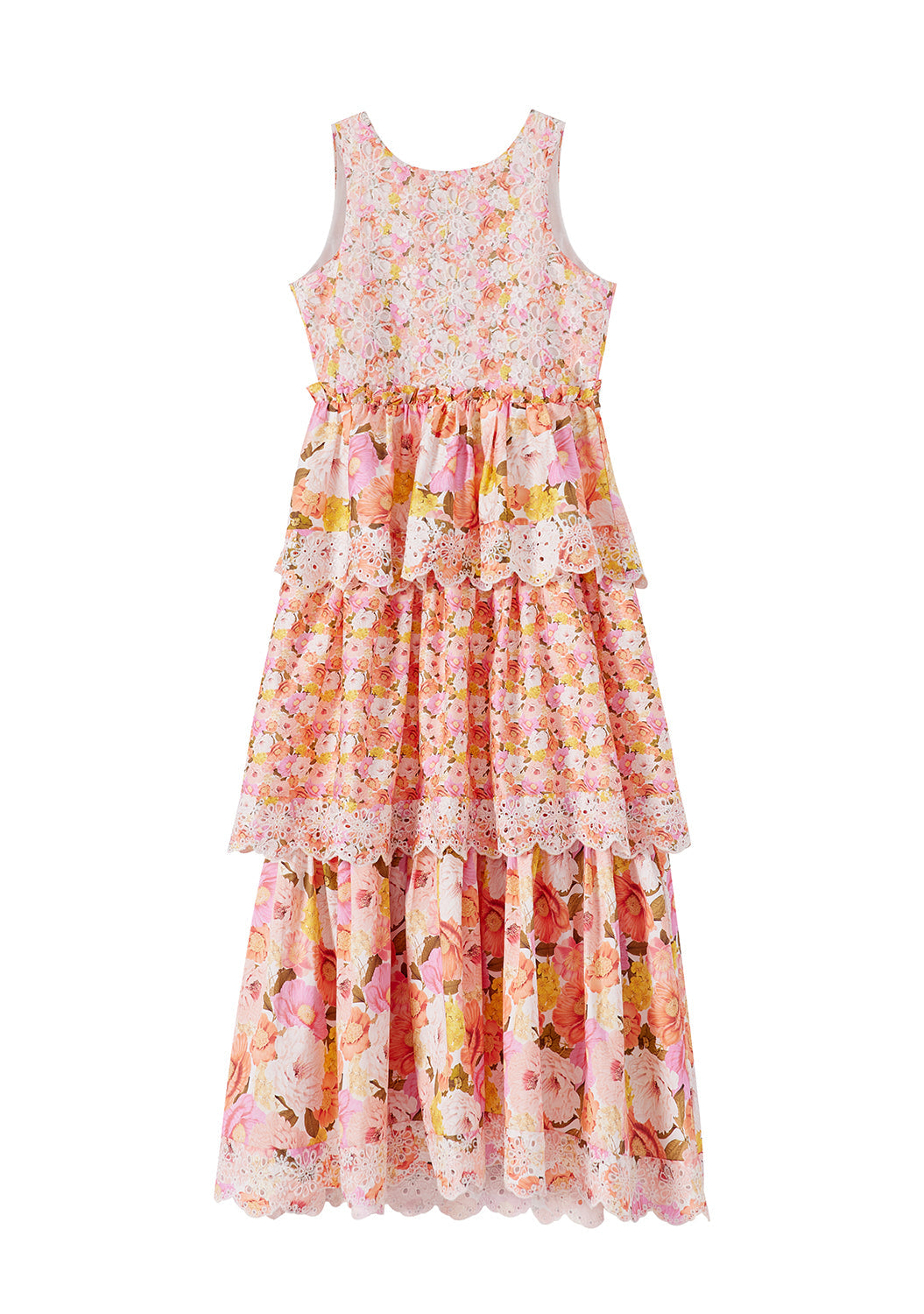 Dress Blossom Embroidered Maxi