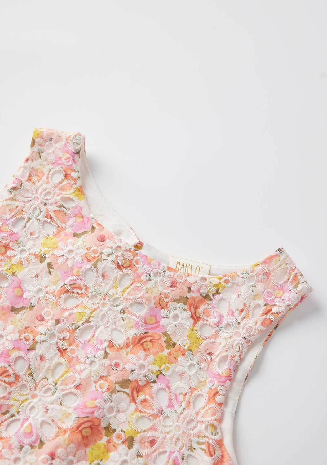 Dress Blossom Embroidered Maxi