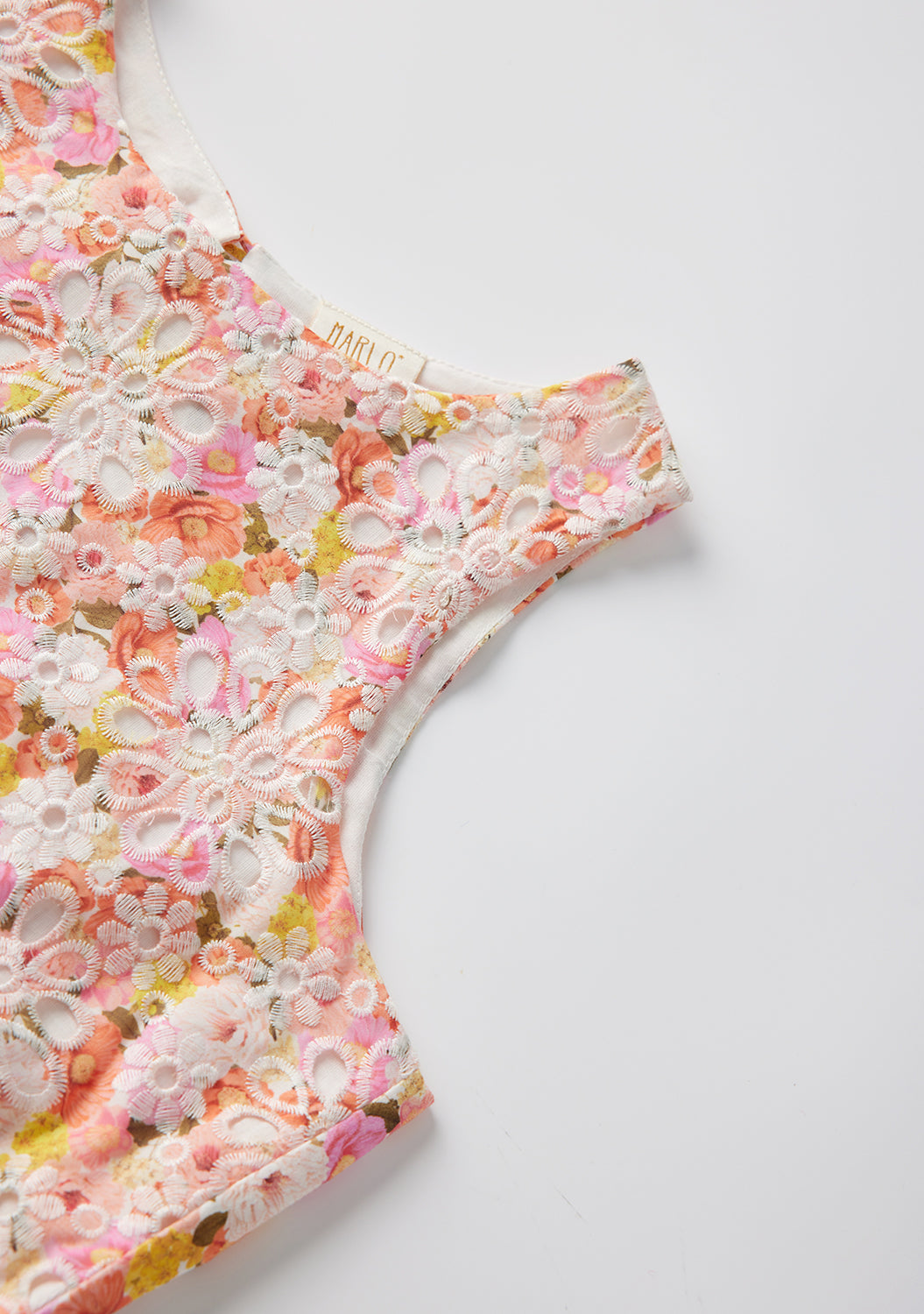 Dress Blossom Embroidered Maxi