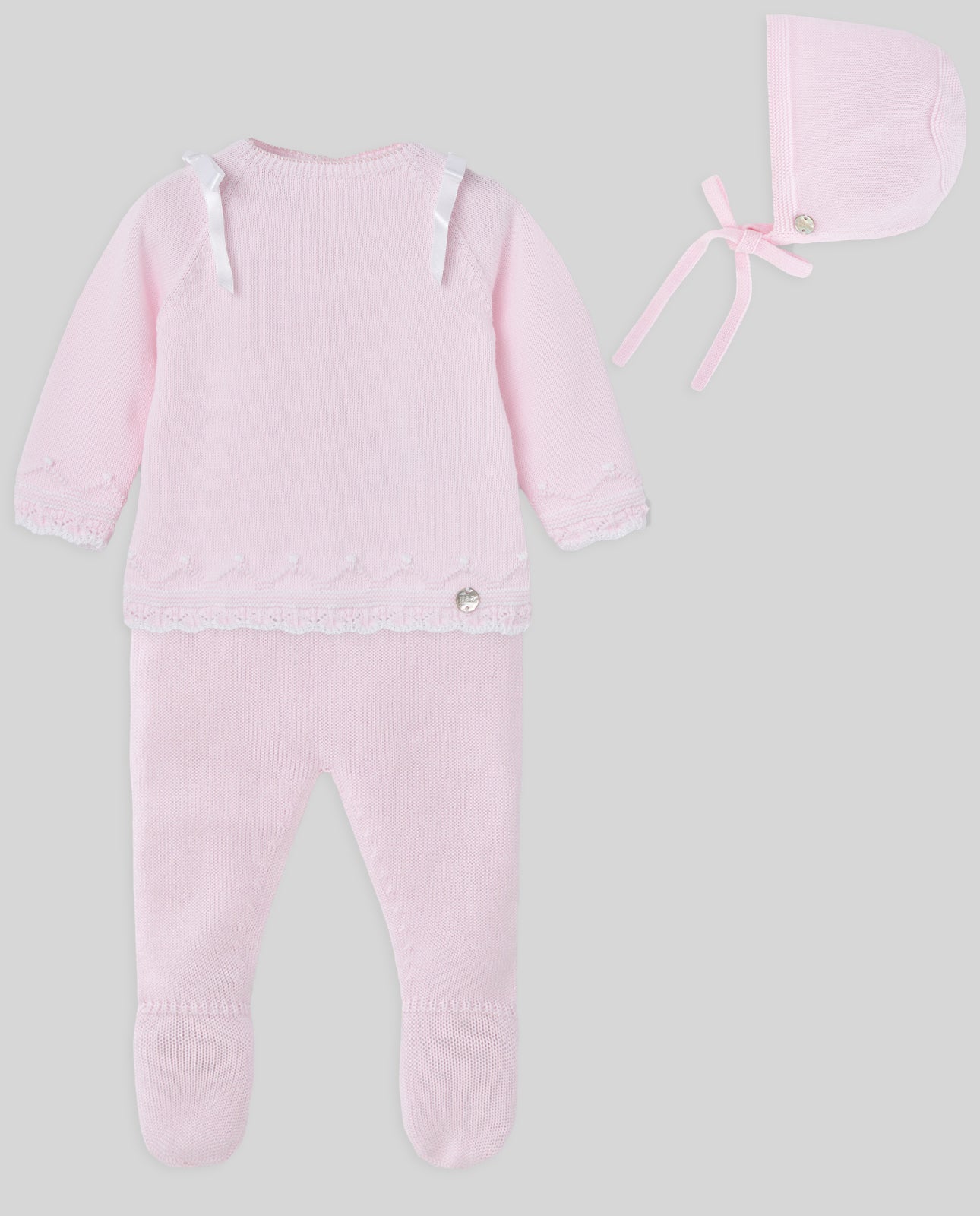 Paz Rodriguez Knit Set 'Bows'