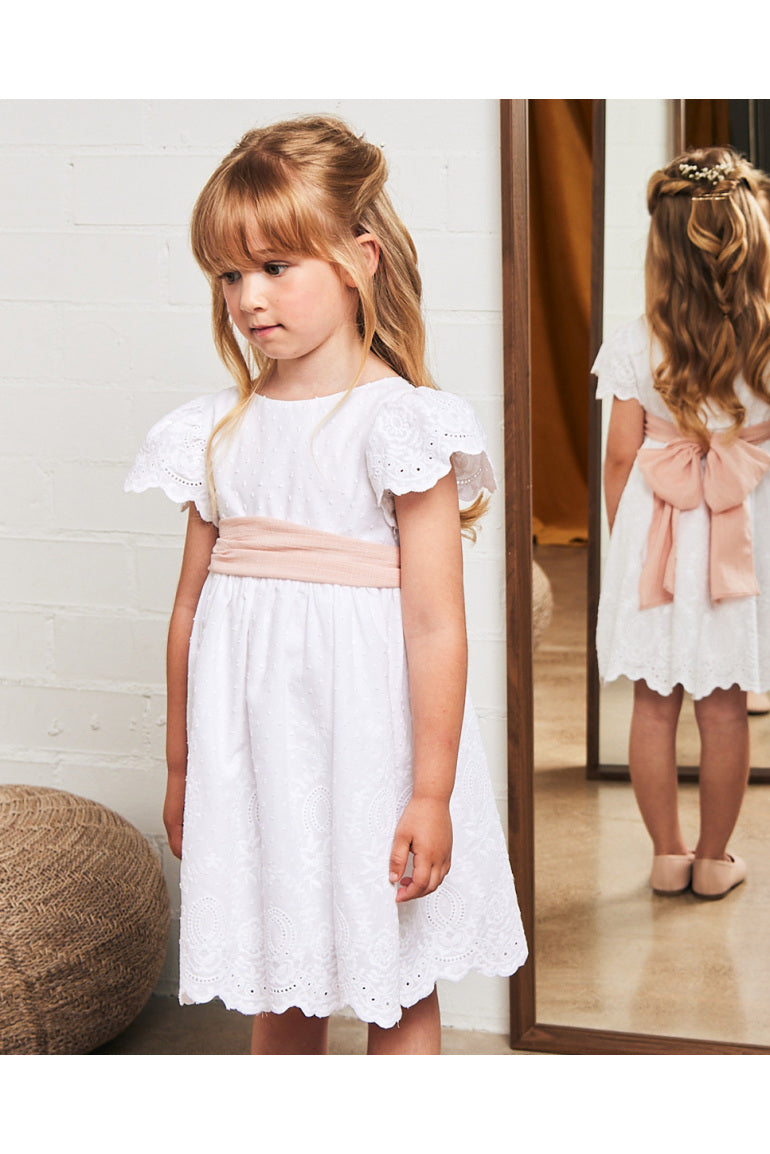 Dress Plumeti with Pink Bow