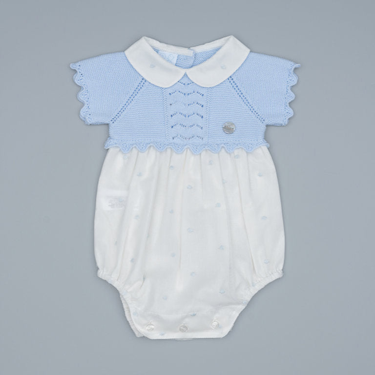 Romper Celeste Blue