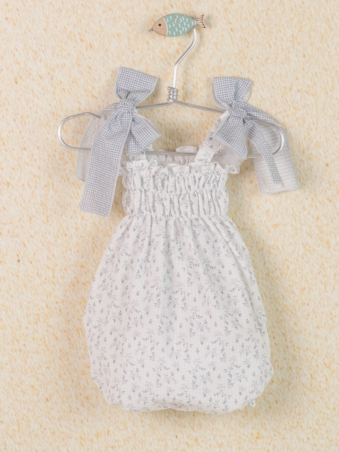 Romper Flores Azul