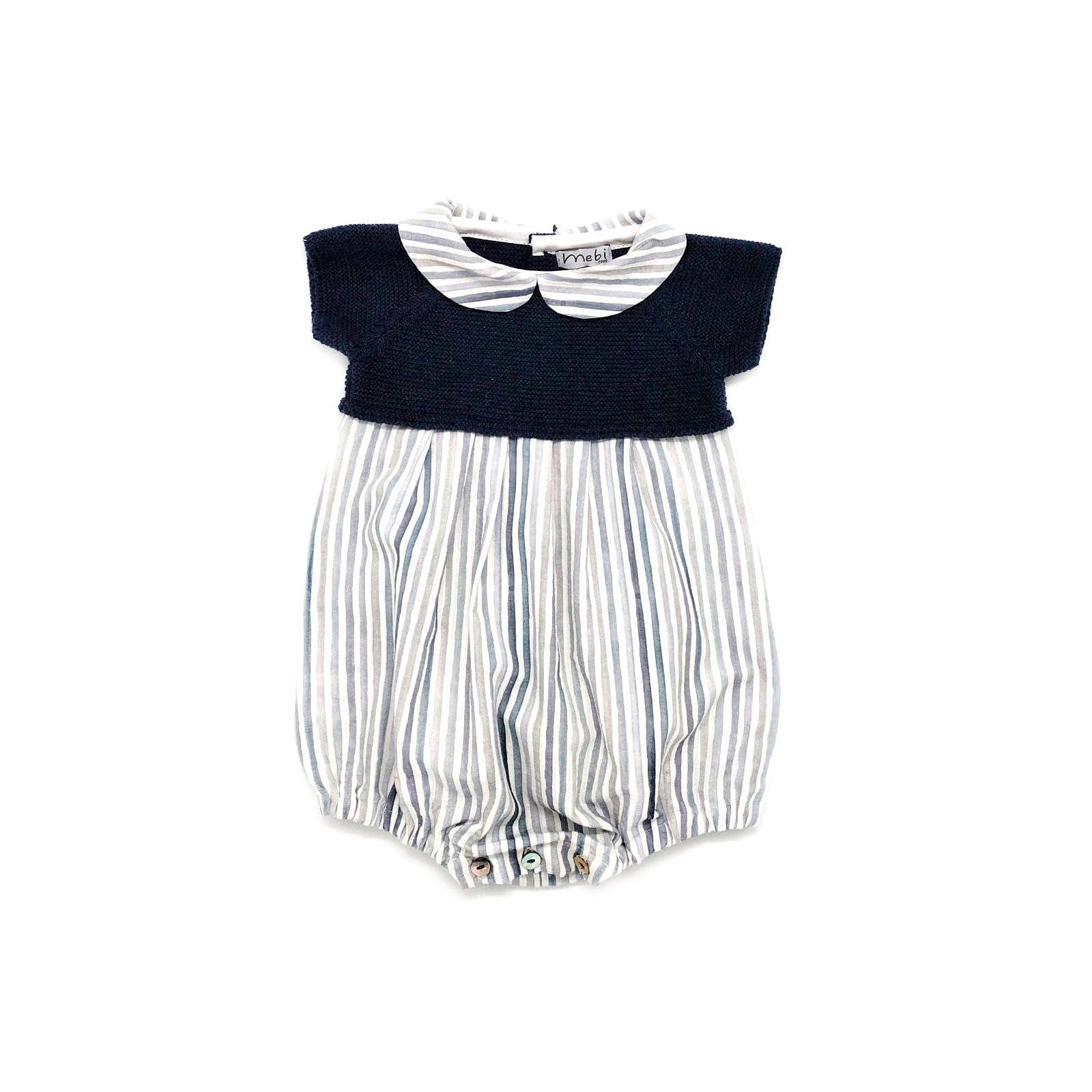 Knit Romper Stripes