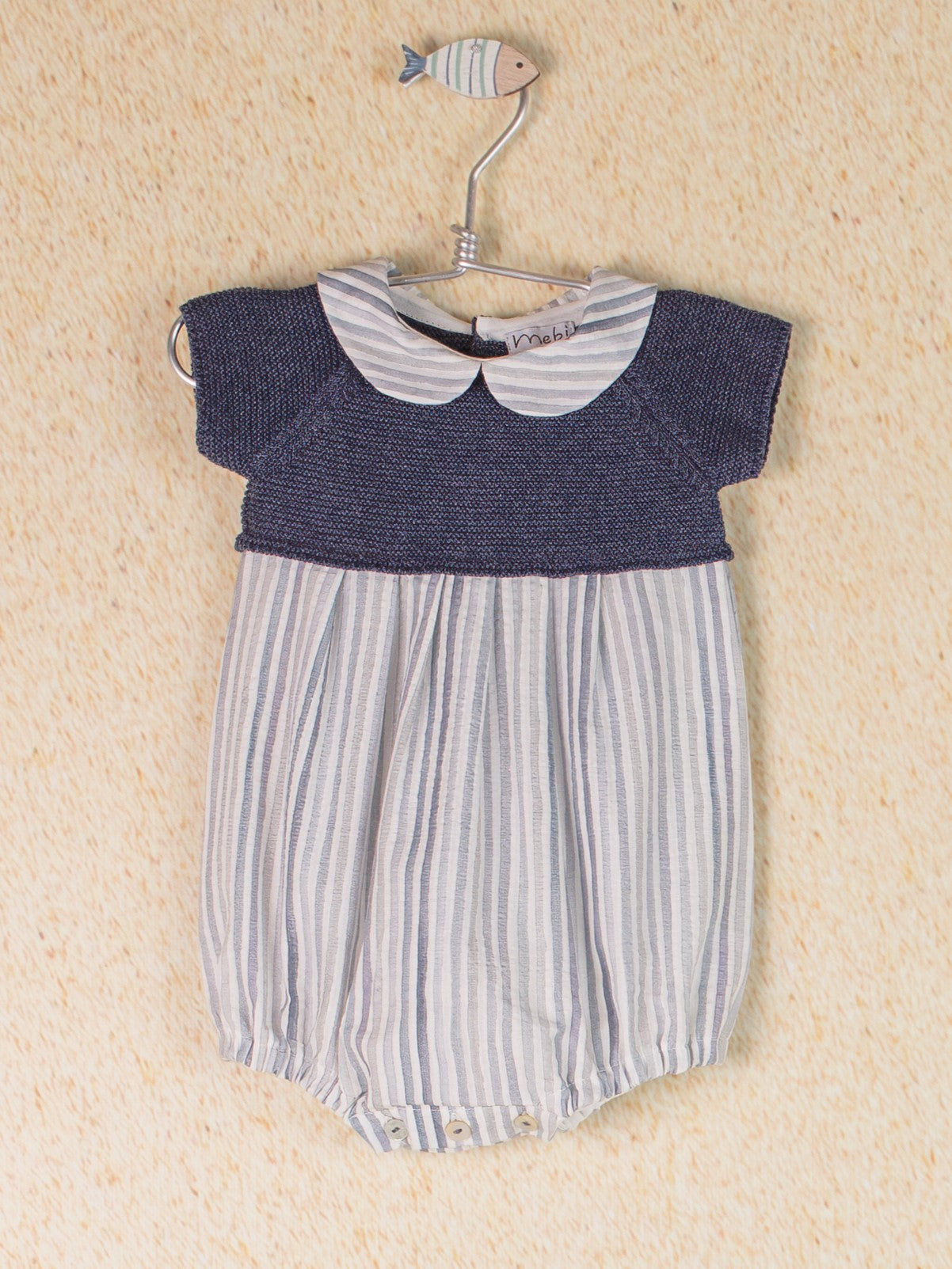 Knit Romper Stripes