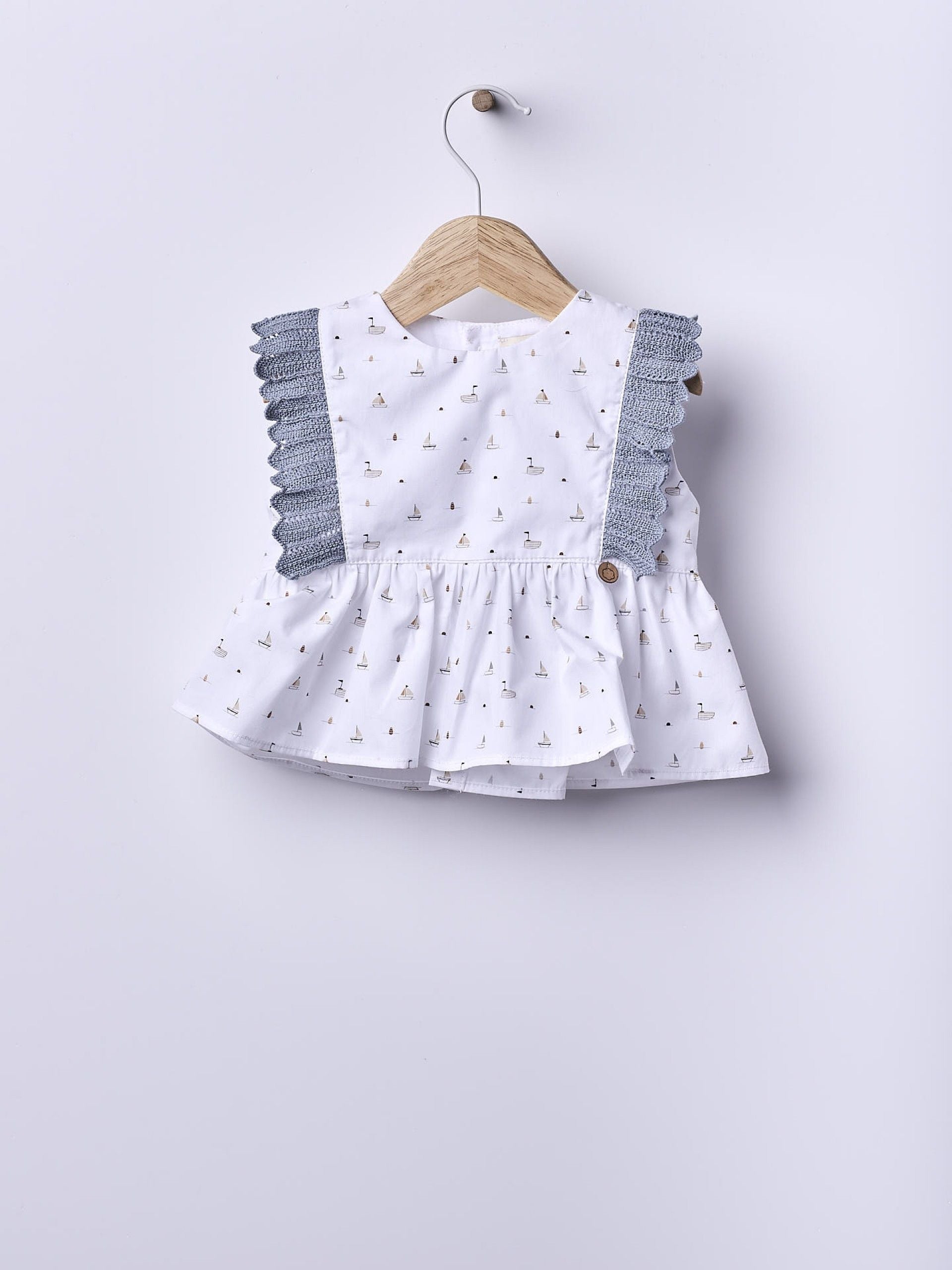 Girl Set Sailboat