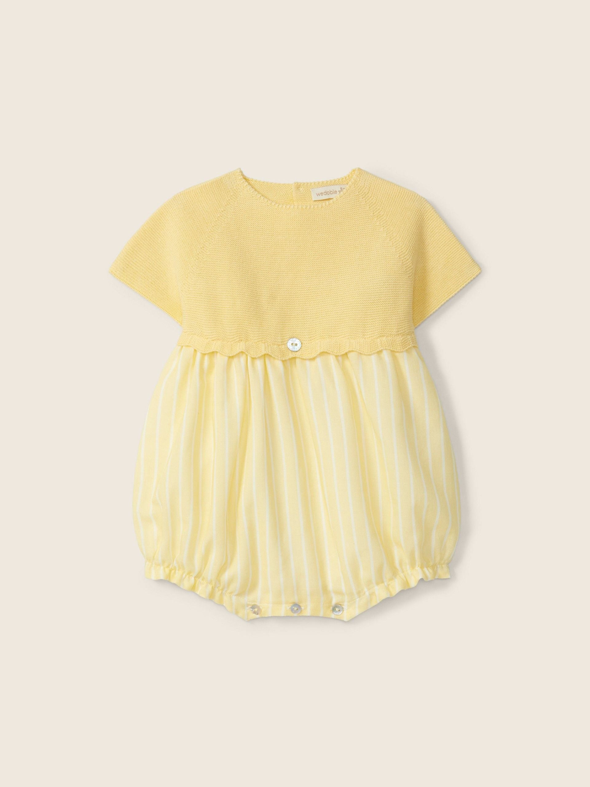 Shortie 'Yellow Grow' Stripes