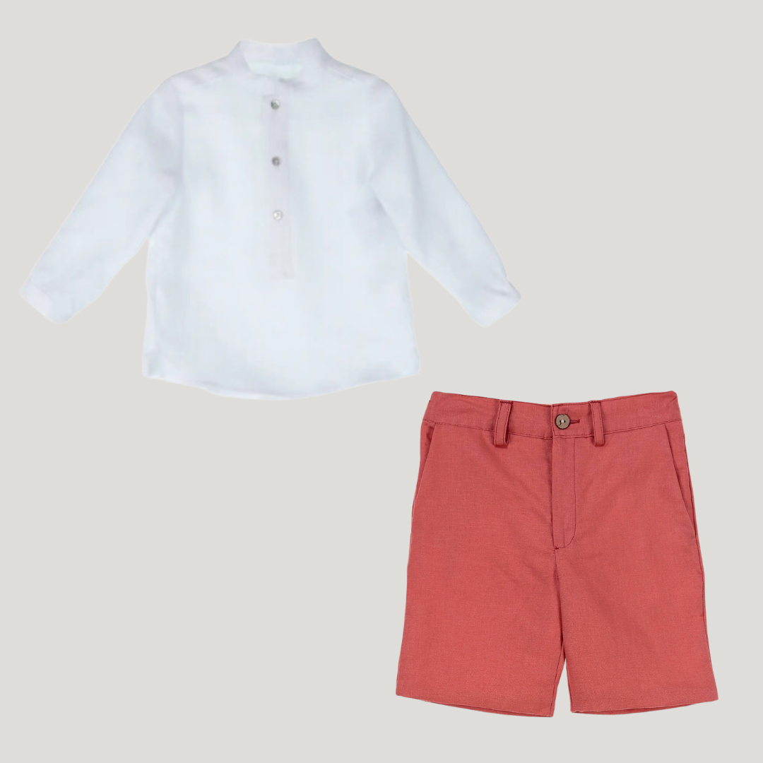 Boy Set Coral Dahlia