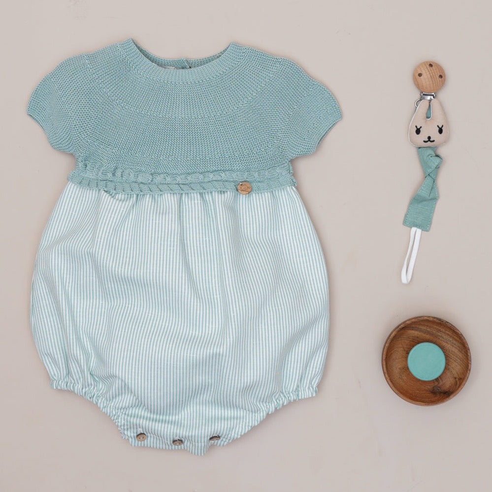 Romper Mint Rayas