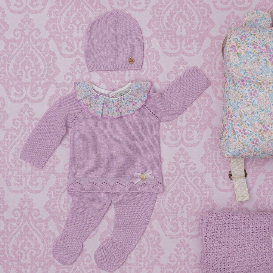 Knit Set Lila- 3pc