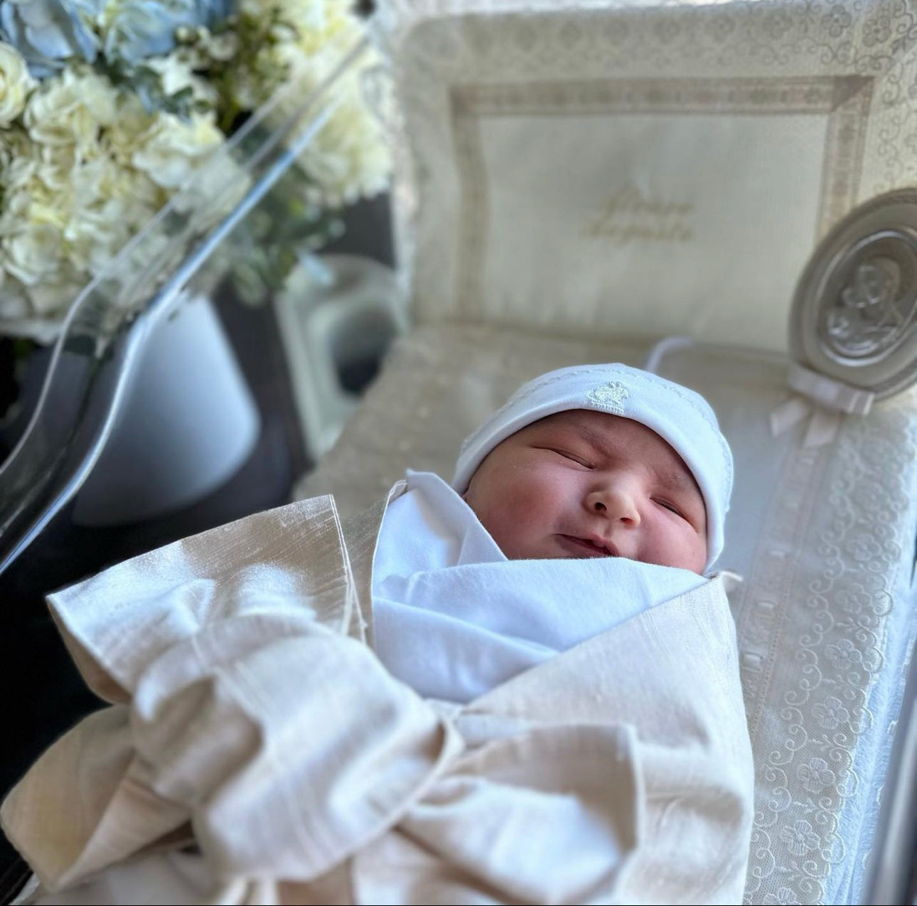 Crib set Alvaro- Liner, pillow & blanket
