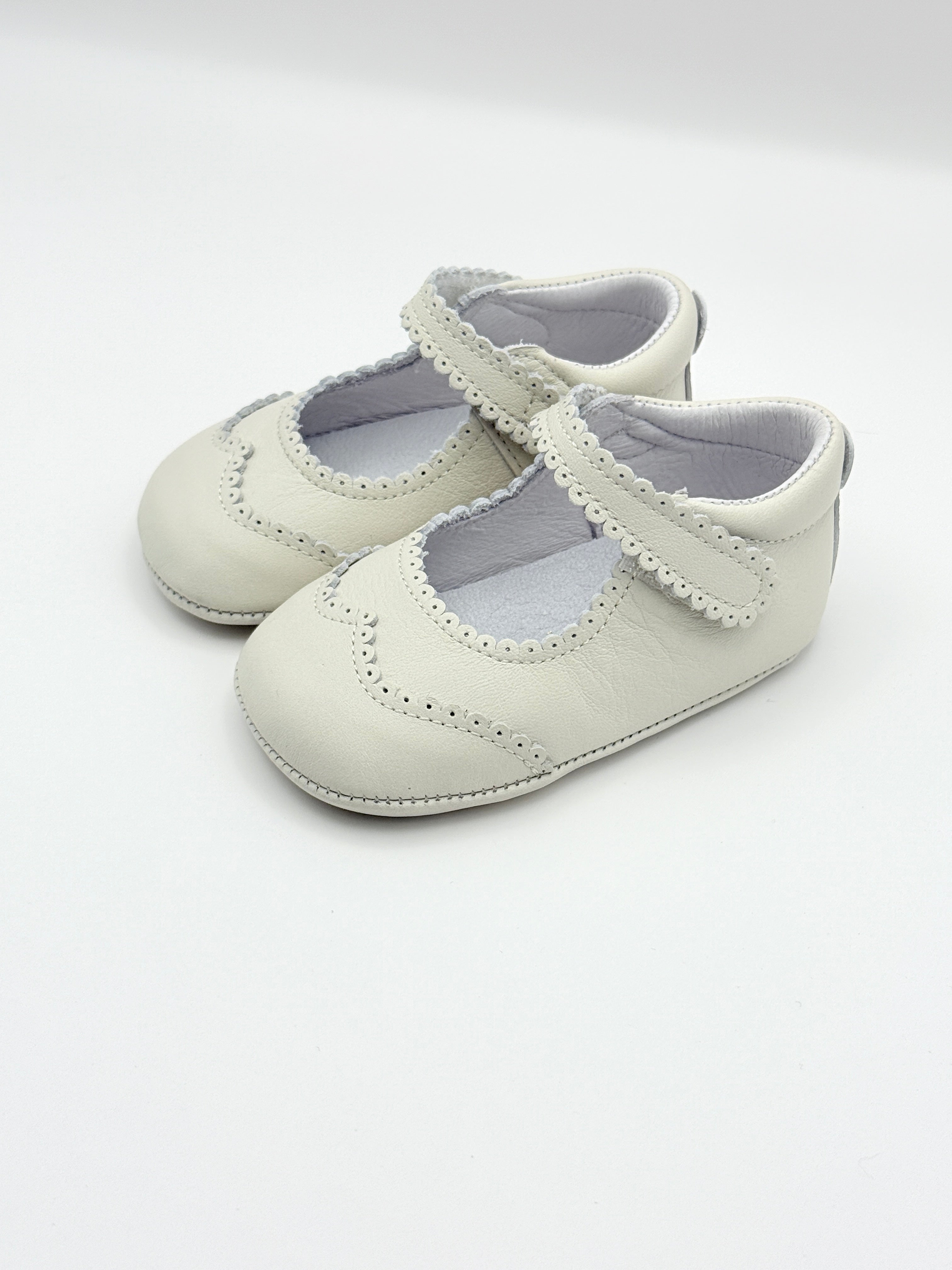 Crib Shoe Mary Jane Rubi Napa Ivory