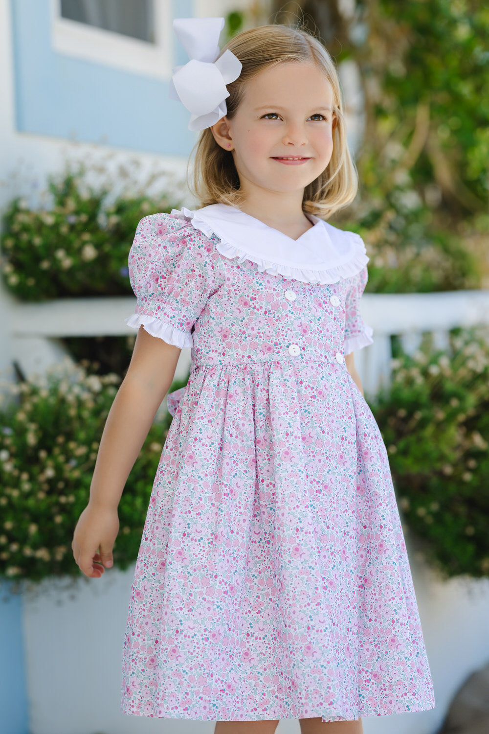 Pink Ditsy Pink Dress