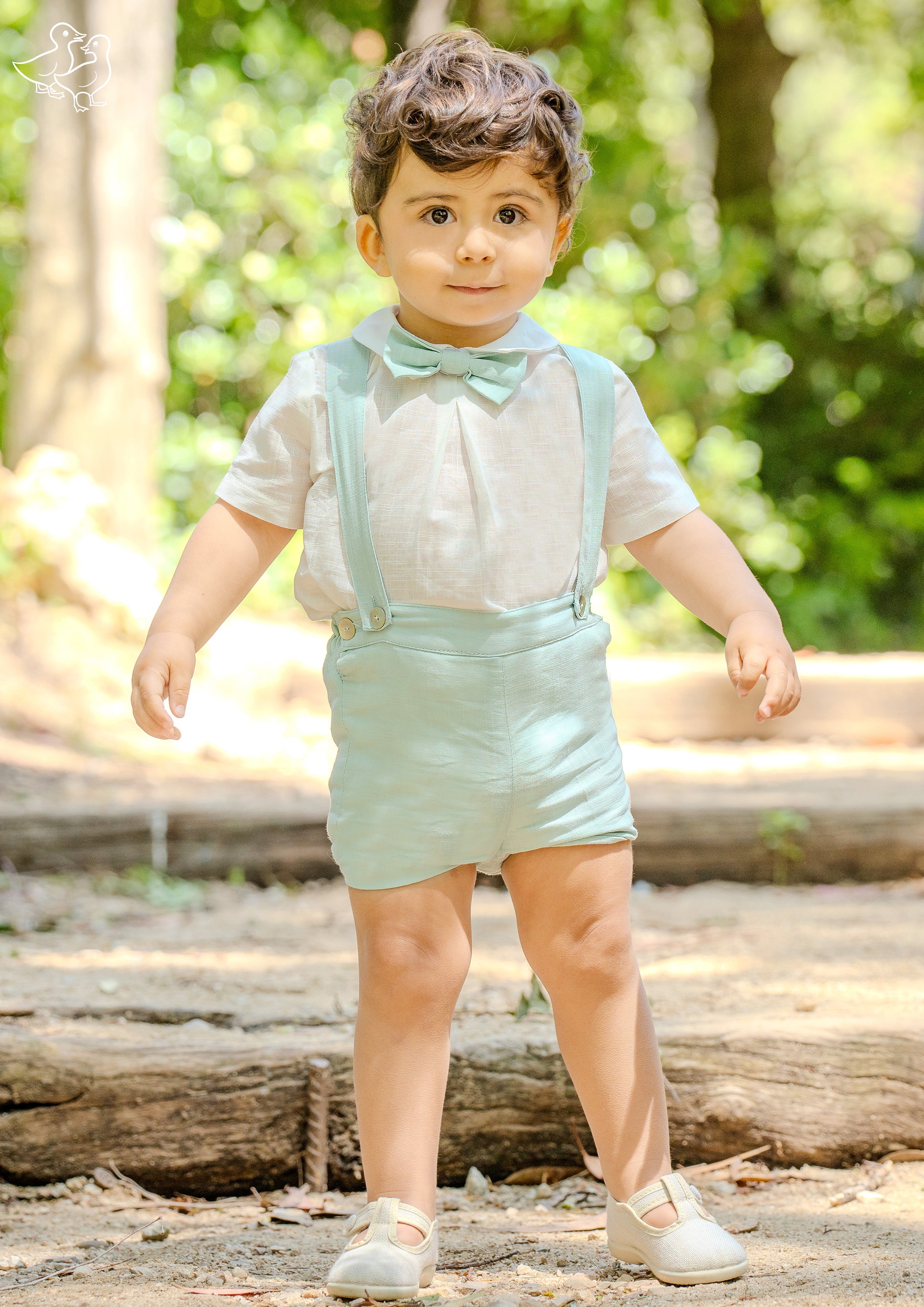 Boy Set 'Cruzado Lino' Bow Tie
