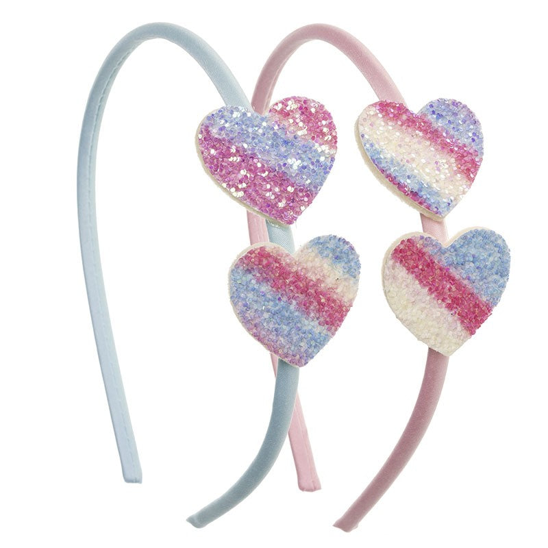 Headband Glitter Heart