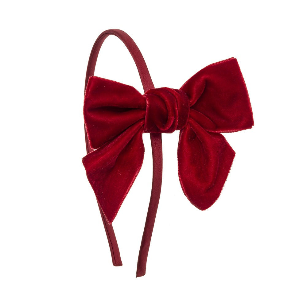 Headband Velvet Bow