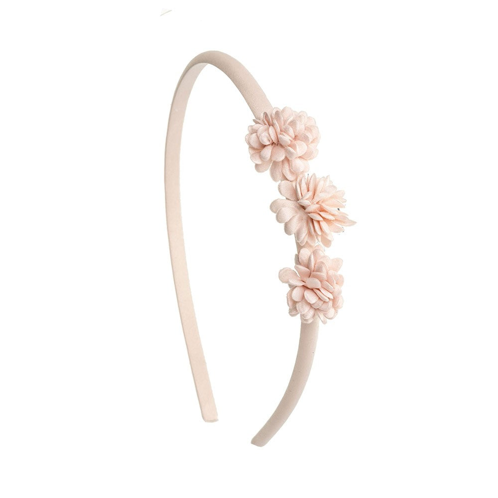 Headband Satin Flowers