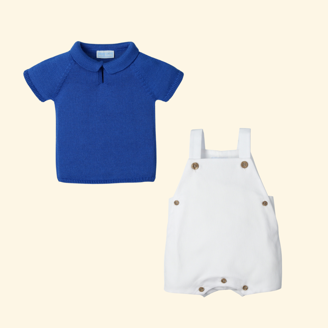 Dungaree Set Flamboyant- 2pc