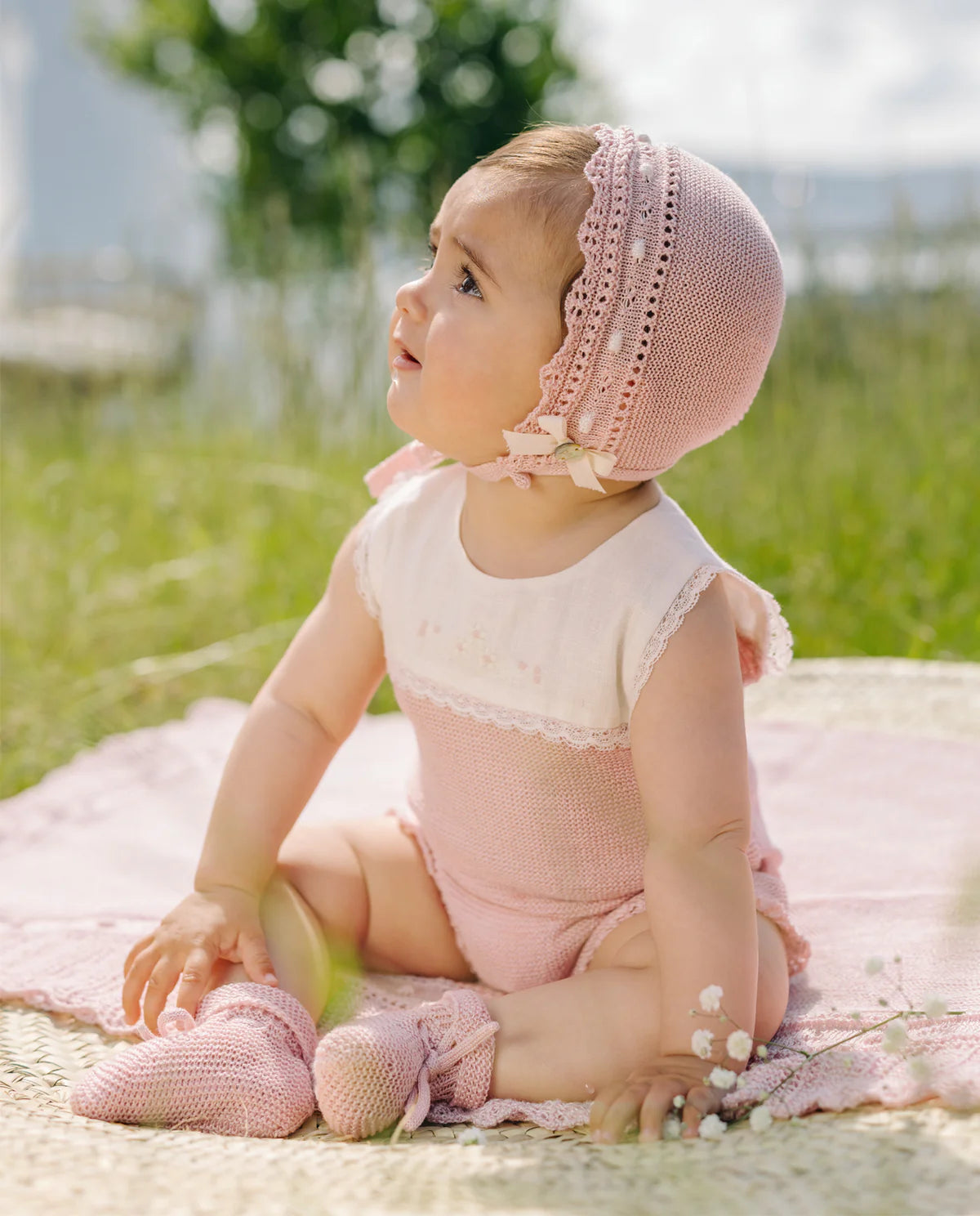 Paz Rodriguez 'Allegra' Knit Romper