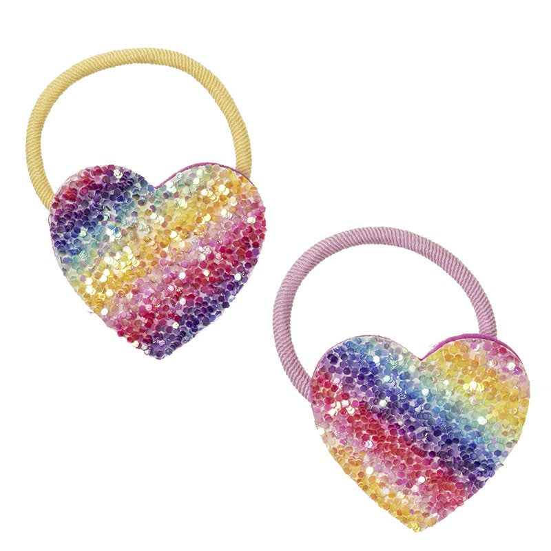 Hair Ties Heart- Set of 2