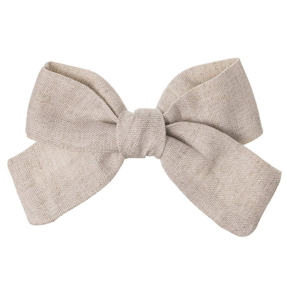 Hair Bow Linen Maxi