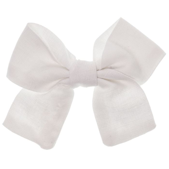 Hair Bow Linen Mini