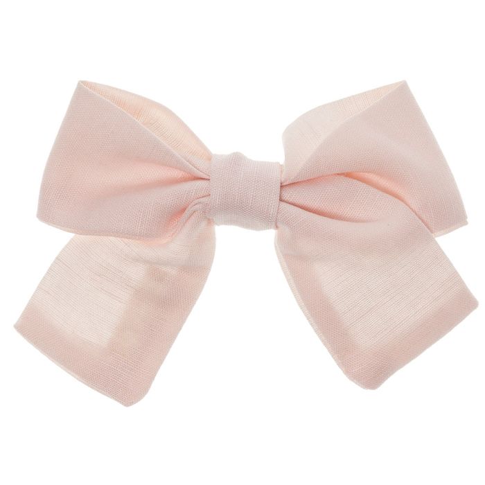 Hair Bow Linen Mini