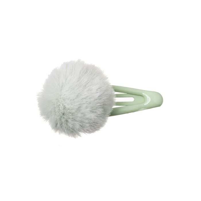 Hair Clips Pompoms