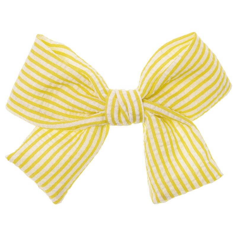 Hair Bow Seersucker Maxi