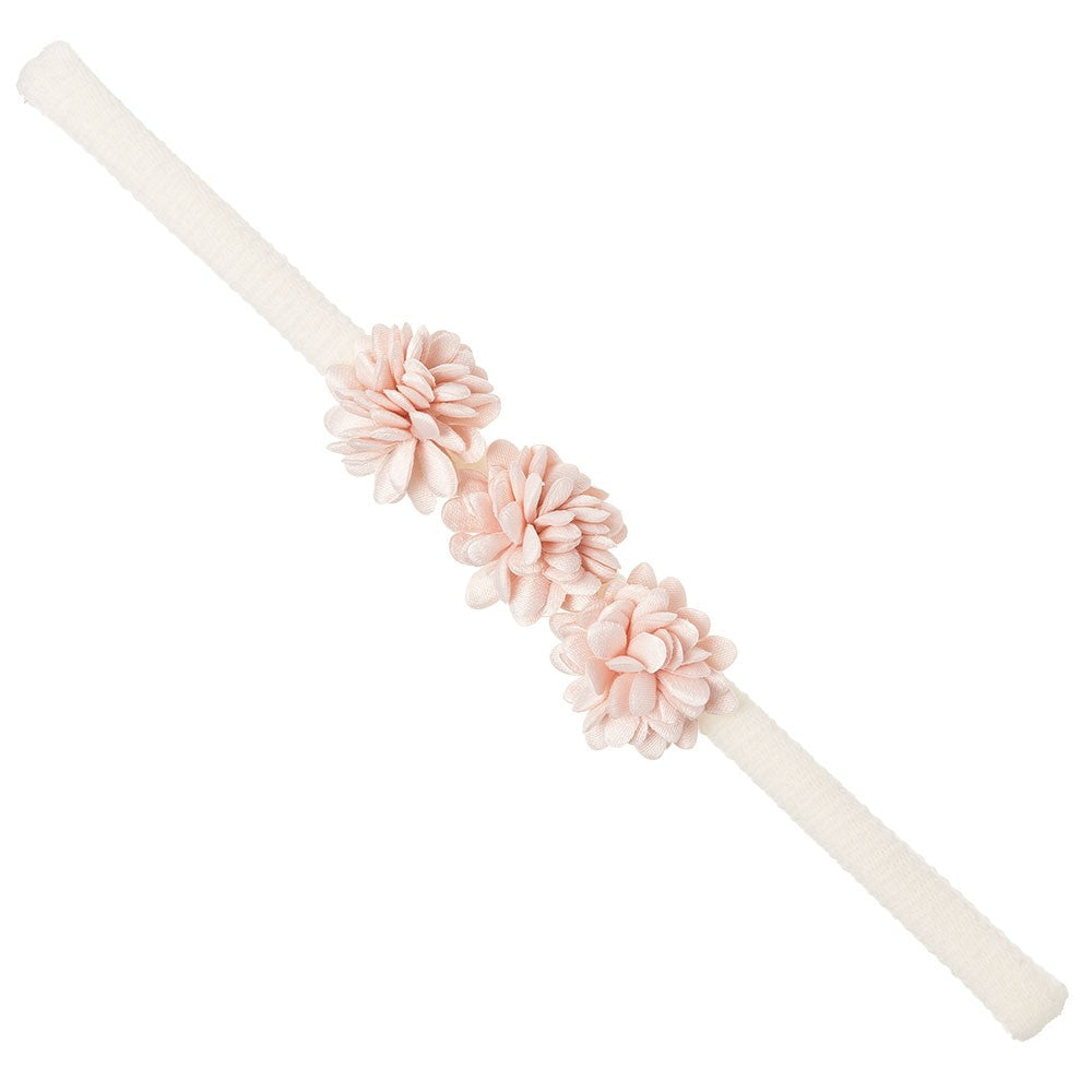 Baby Headband Satin Flowers