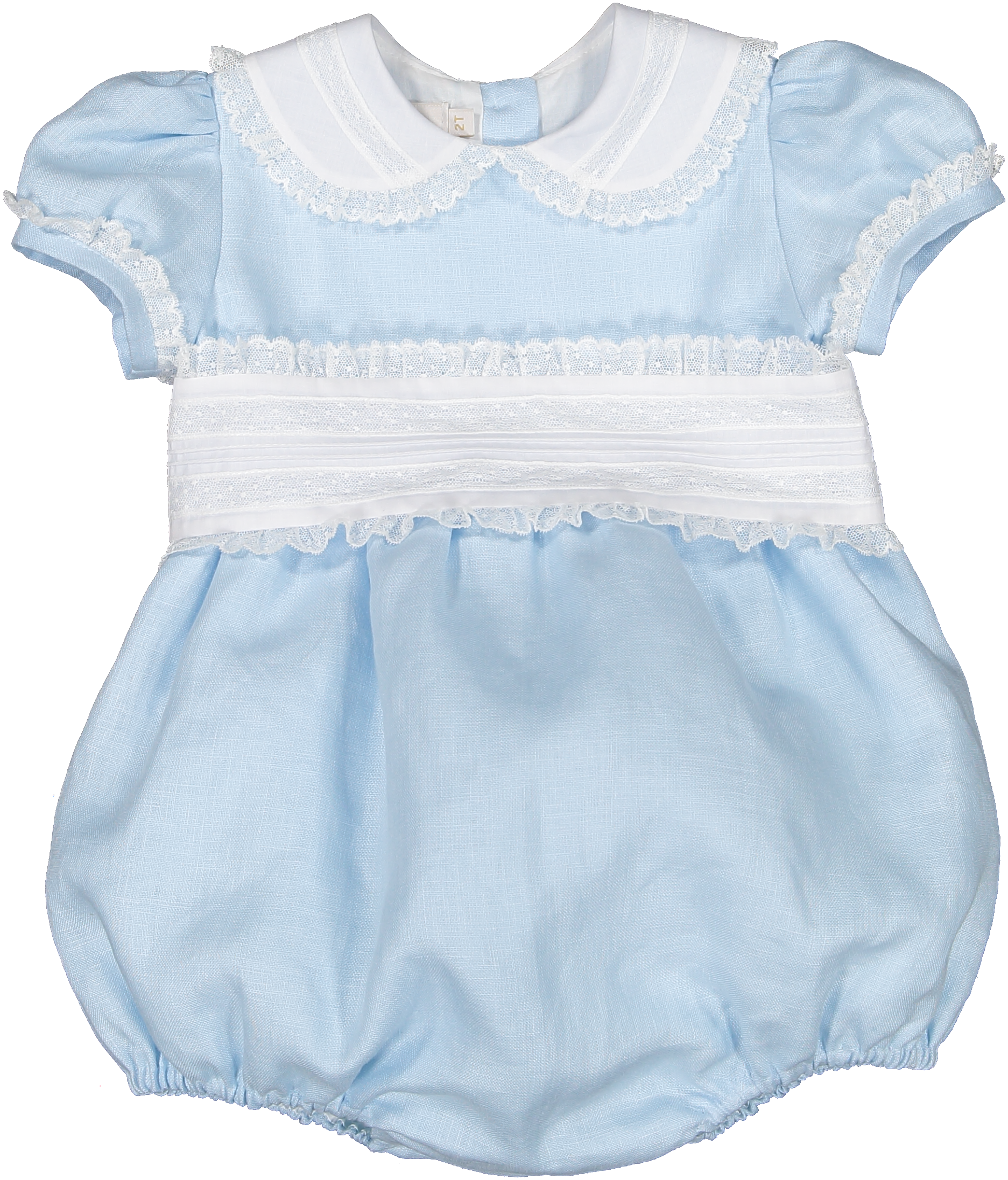 Linen Pink Classic Romper