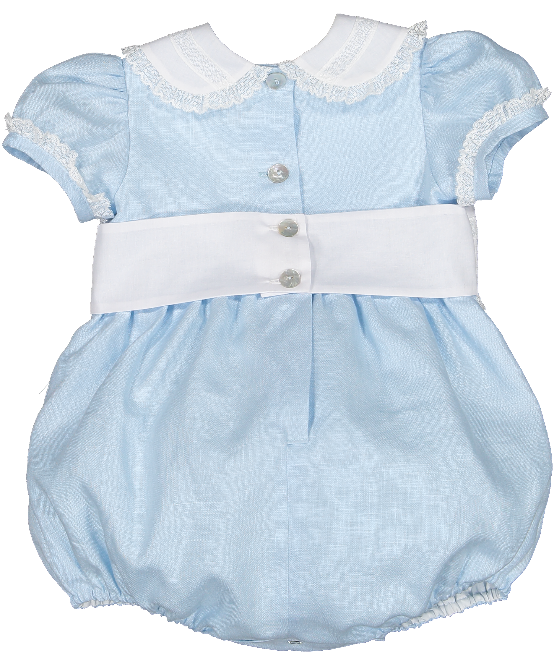 Linen Pink Classic Romper