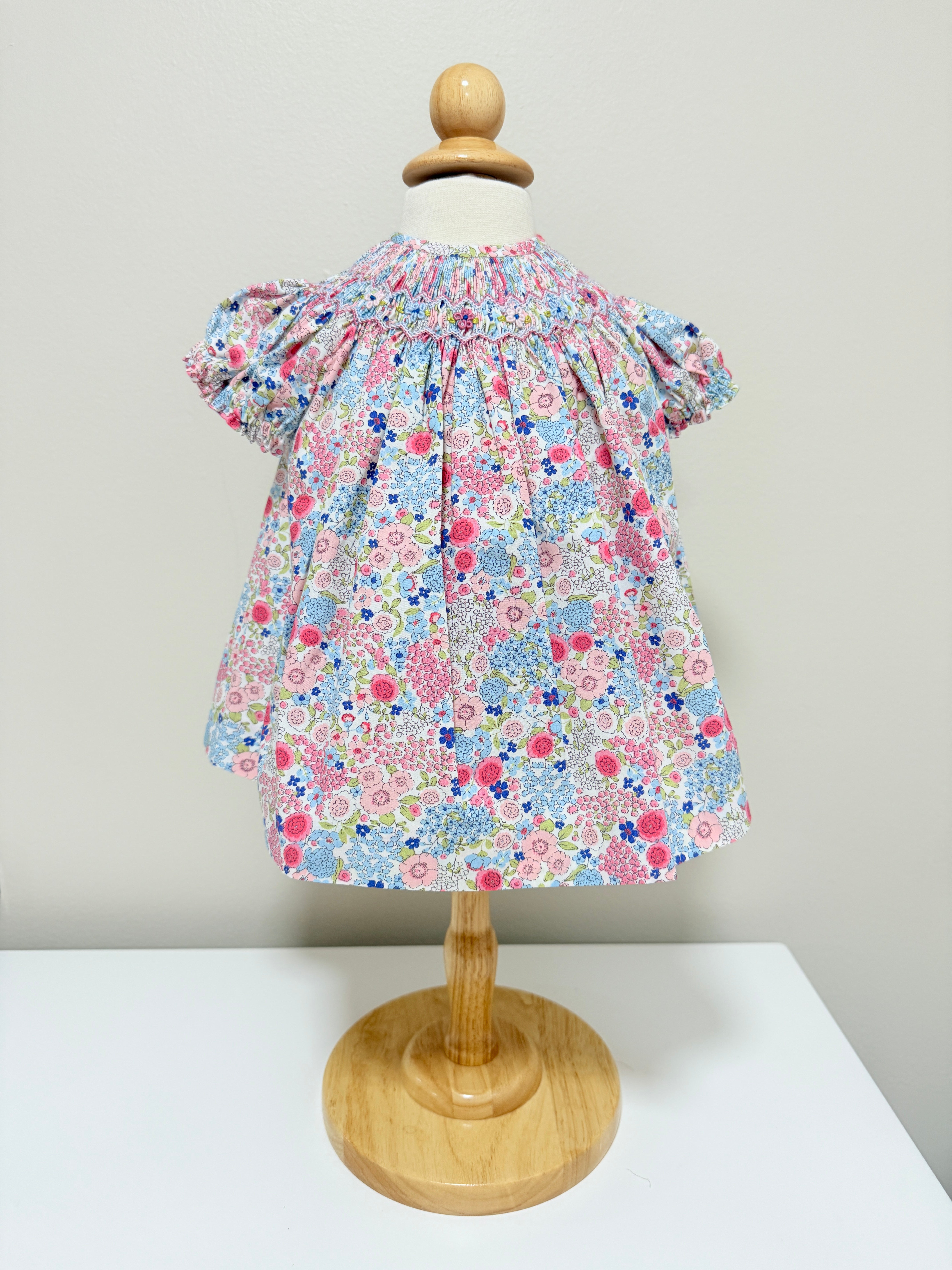 DBB 'Rosa' Popelin Smock Bloomer Set