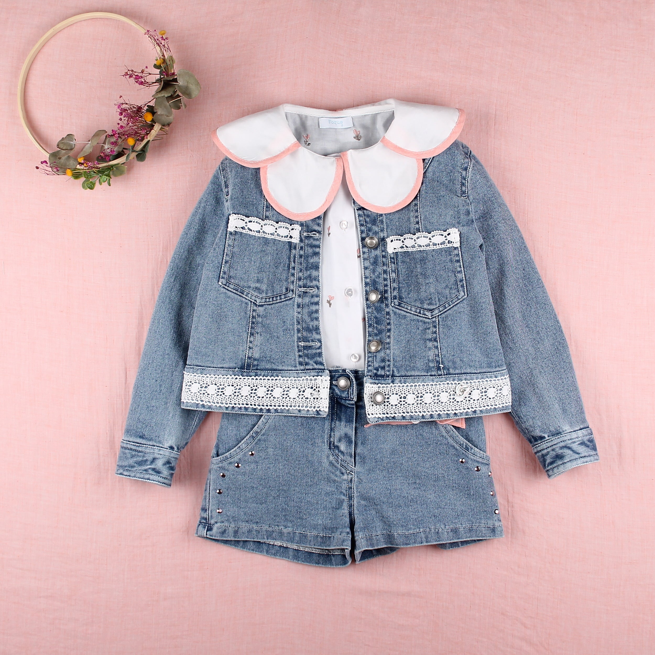 Jean Jacket 'Peach'