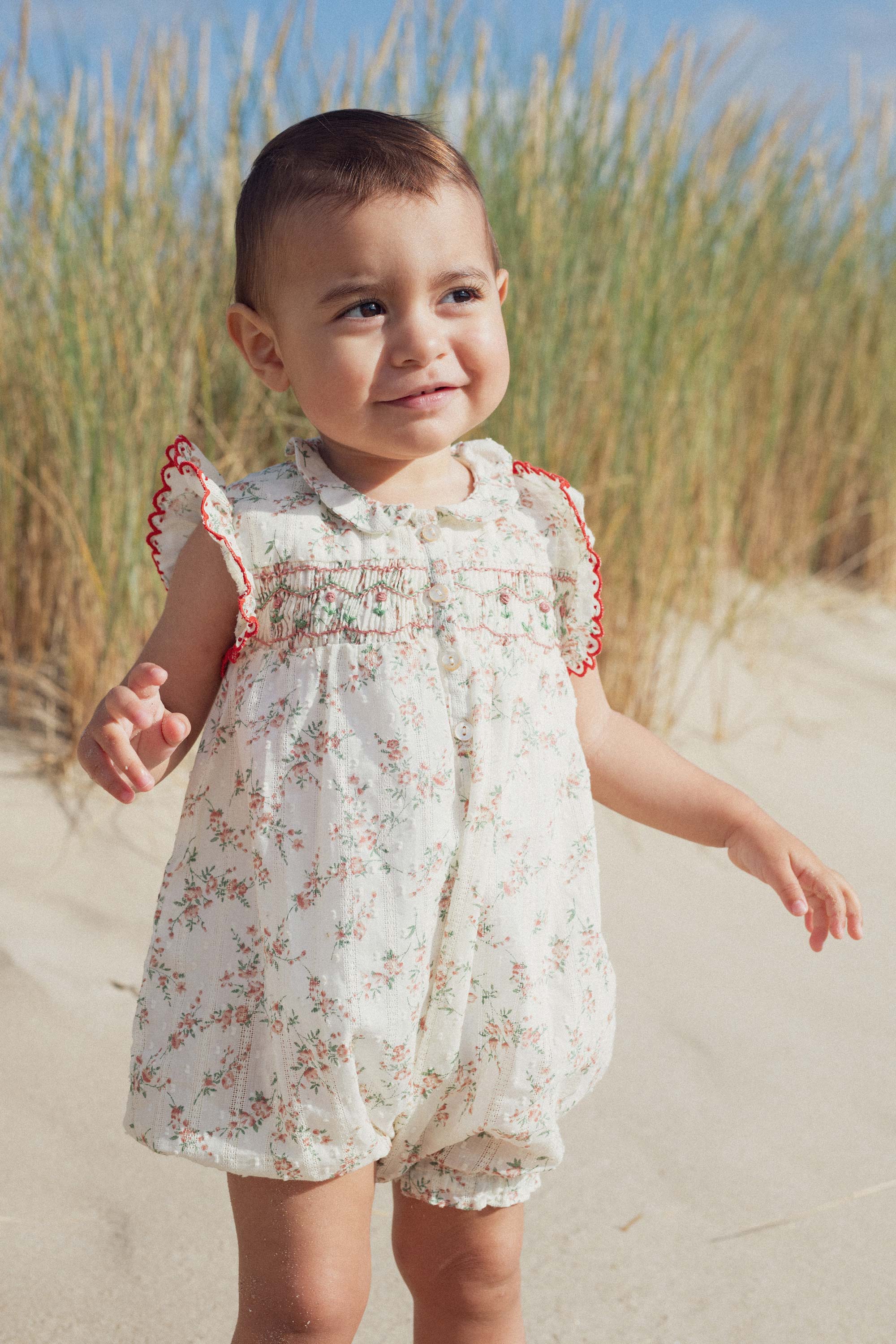 Marie Puce 'Agata Roses' Romper