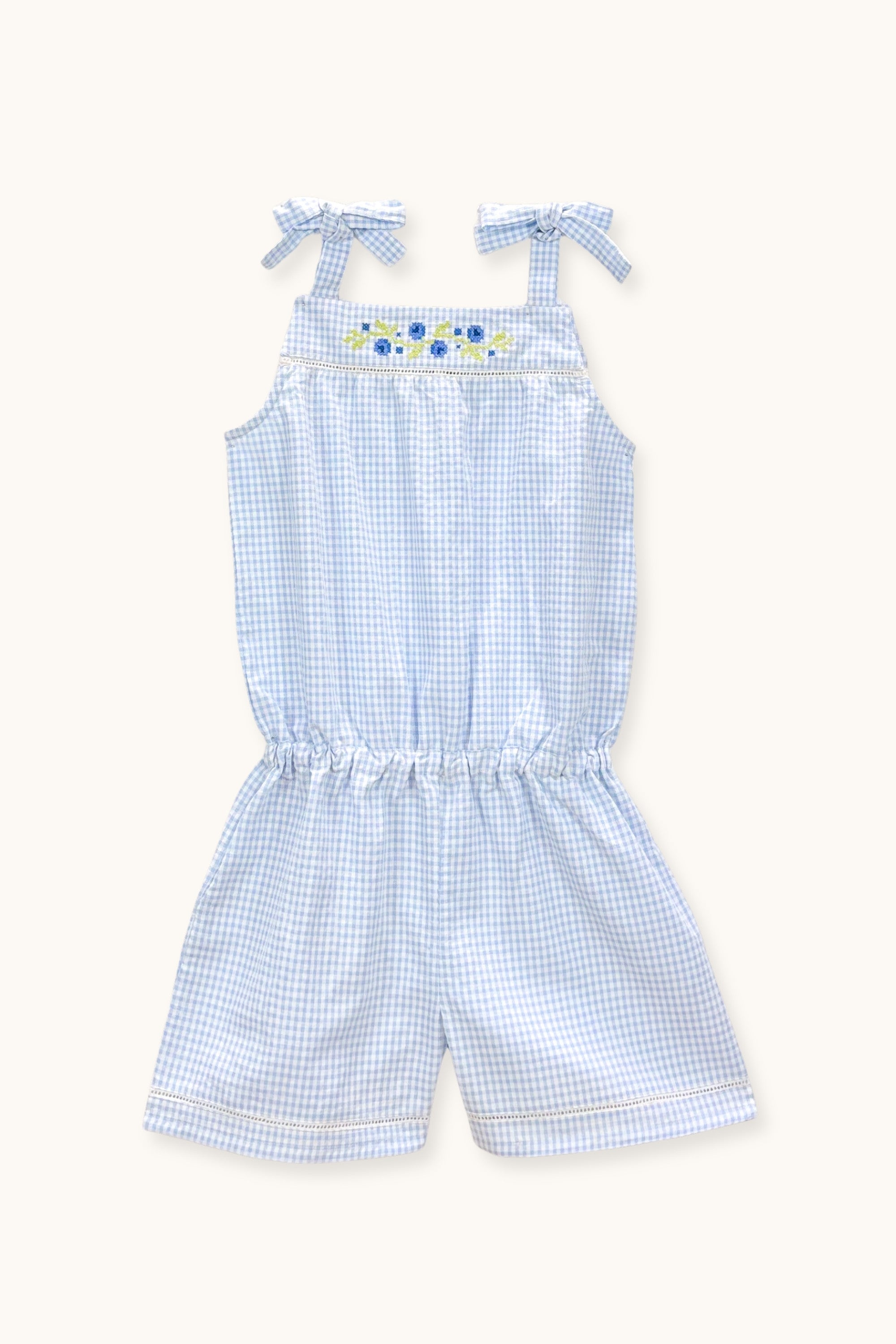 Marie Puce 'Grace Vichy' Jumpsuit