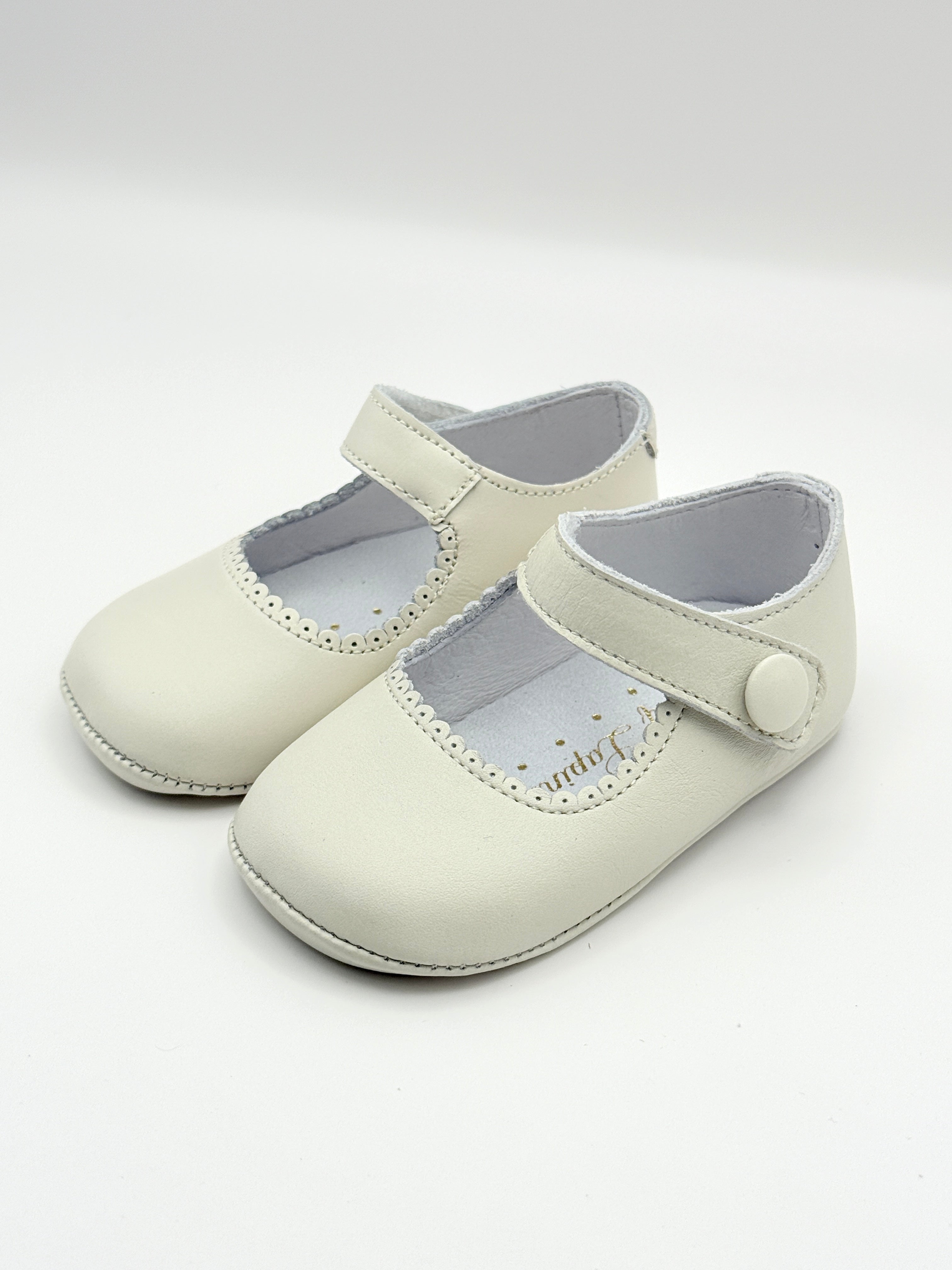 Crib Shoe Mary Jane Button Porcelain