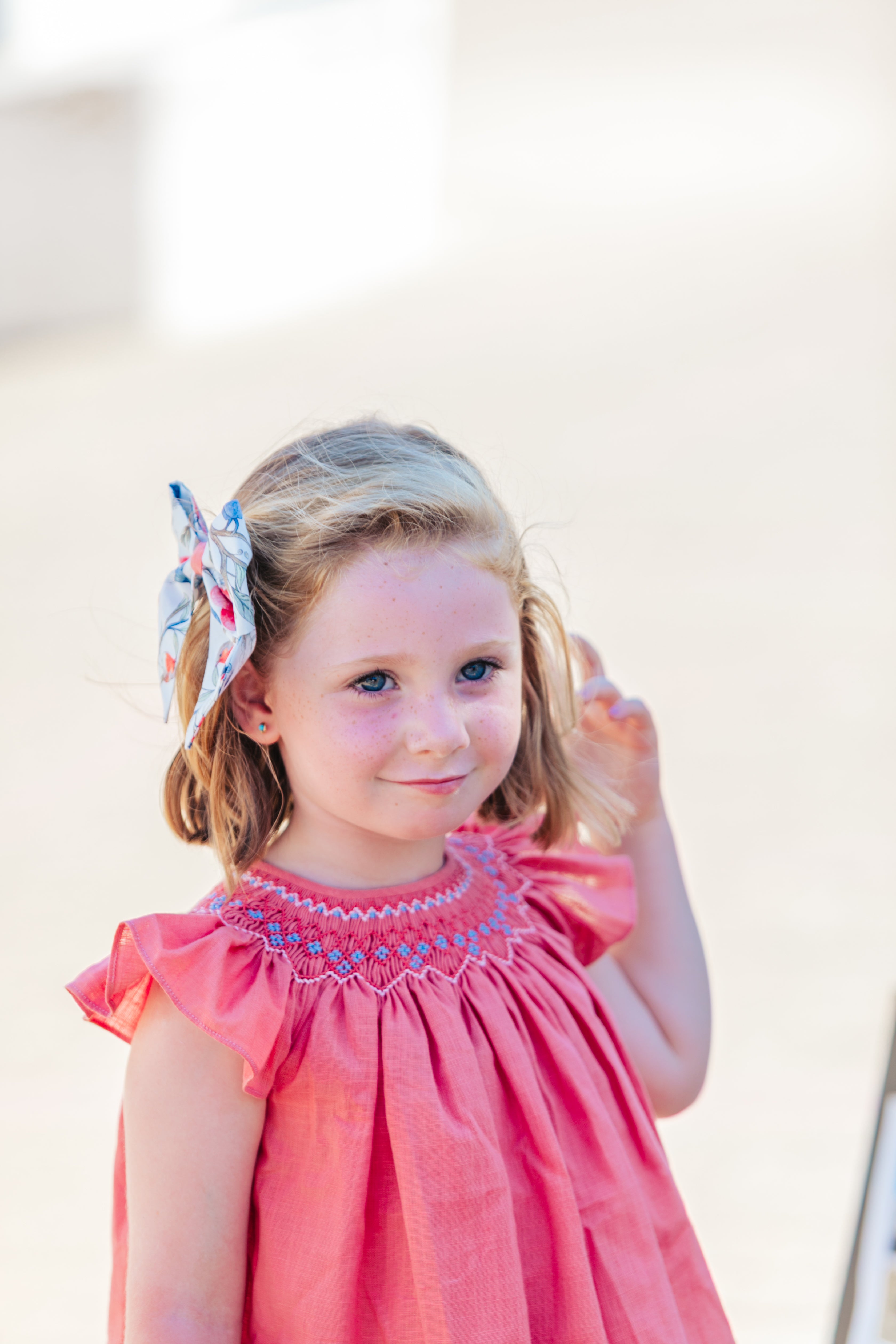 Smock Set 'Manzana' Coral