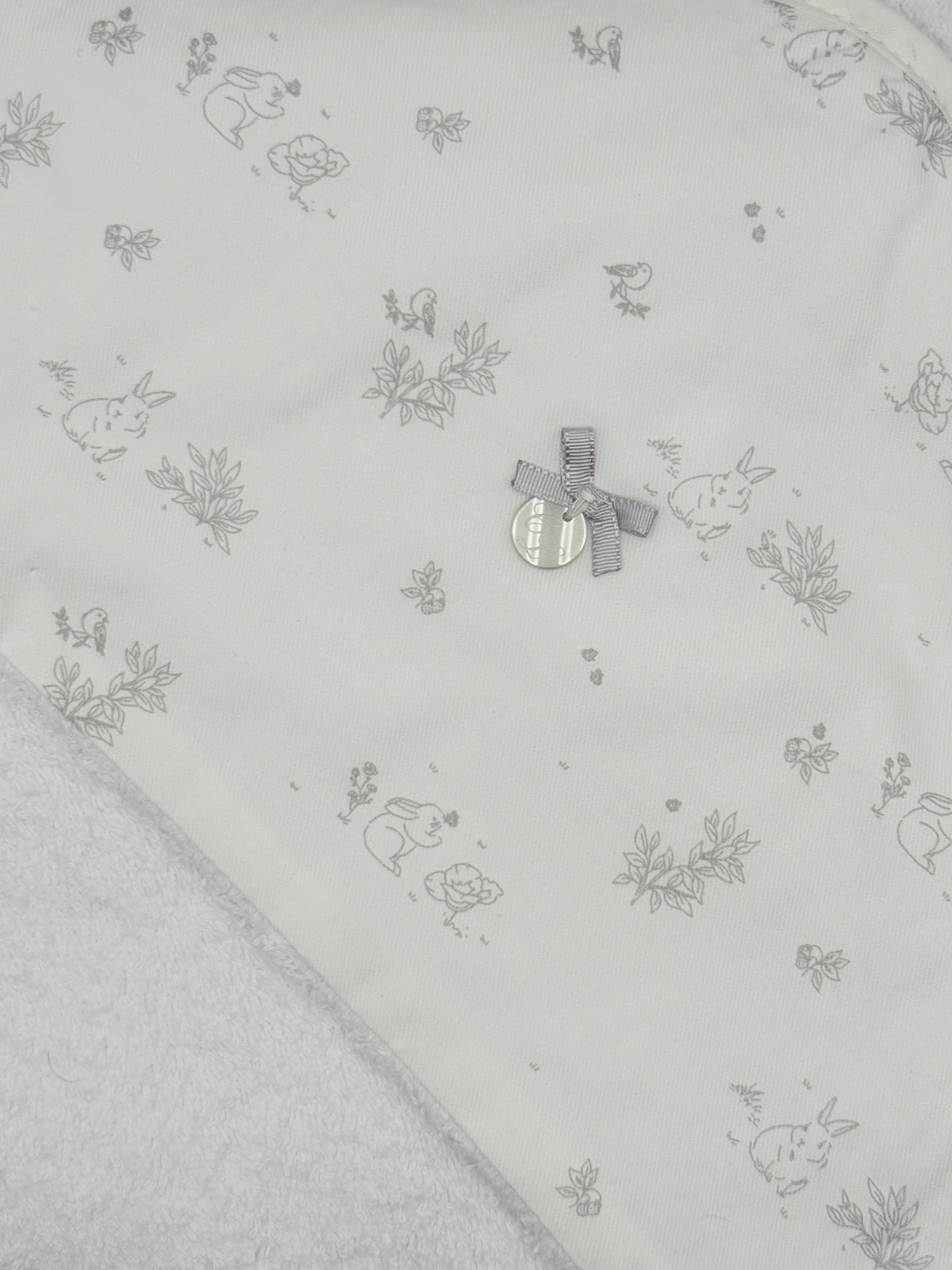 Hooded Towel XL Telma Grey